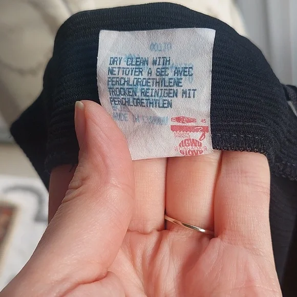 Cache Leopard & black skirt & jacket two-piece suit union made vintage size Med - Picture 11 of 16